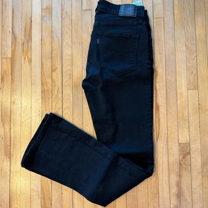Levi’s 725 black bootcut high rise jeans